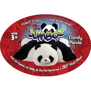 Foto 4 | Almohada De Felpa Para Mascotas Jumboz Panda, Plegable, 30 Cm - Venta Internacional.