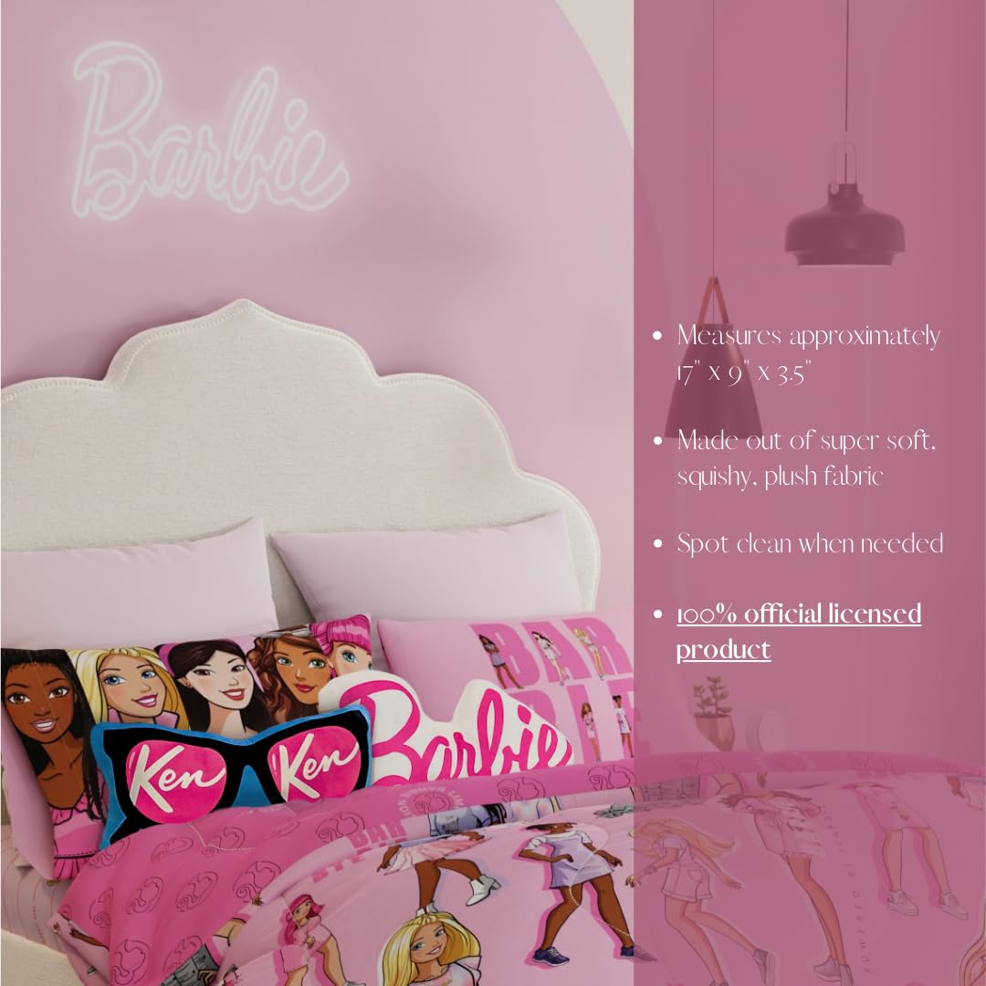 Foto 4 pulgar | Almohada Decorativa Franco Movie Luxe Barbie Ken 43cm - Venta Internacional.