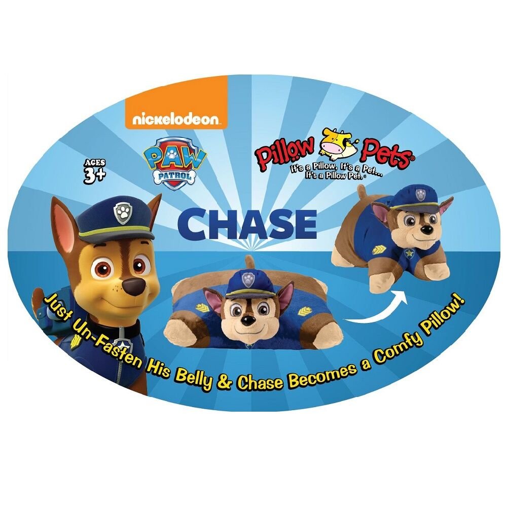 Foto 6 pulgar | Almohada De Felpa Paw Patrol Chase Nickelodeon 16 Police Dog - Venta Internacional.