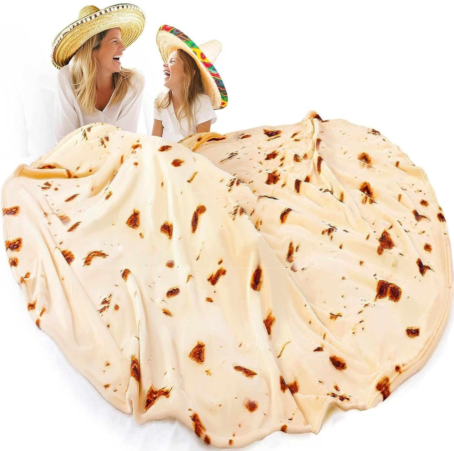 Manta Zulay Burritos Para Tortillas, 203 Cm, Doble Cara - Venta Internacional. $924
