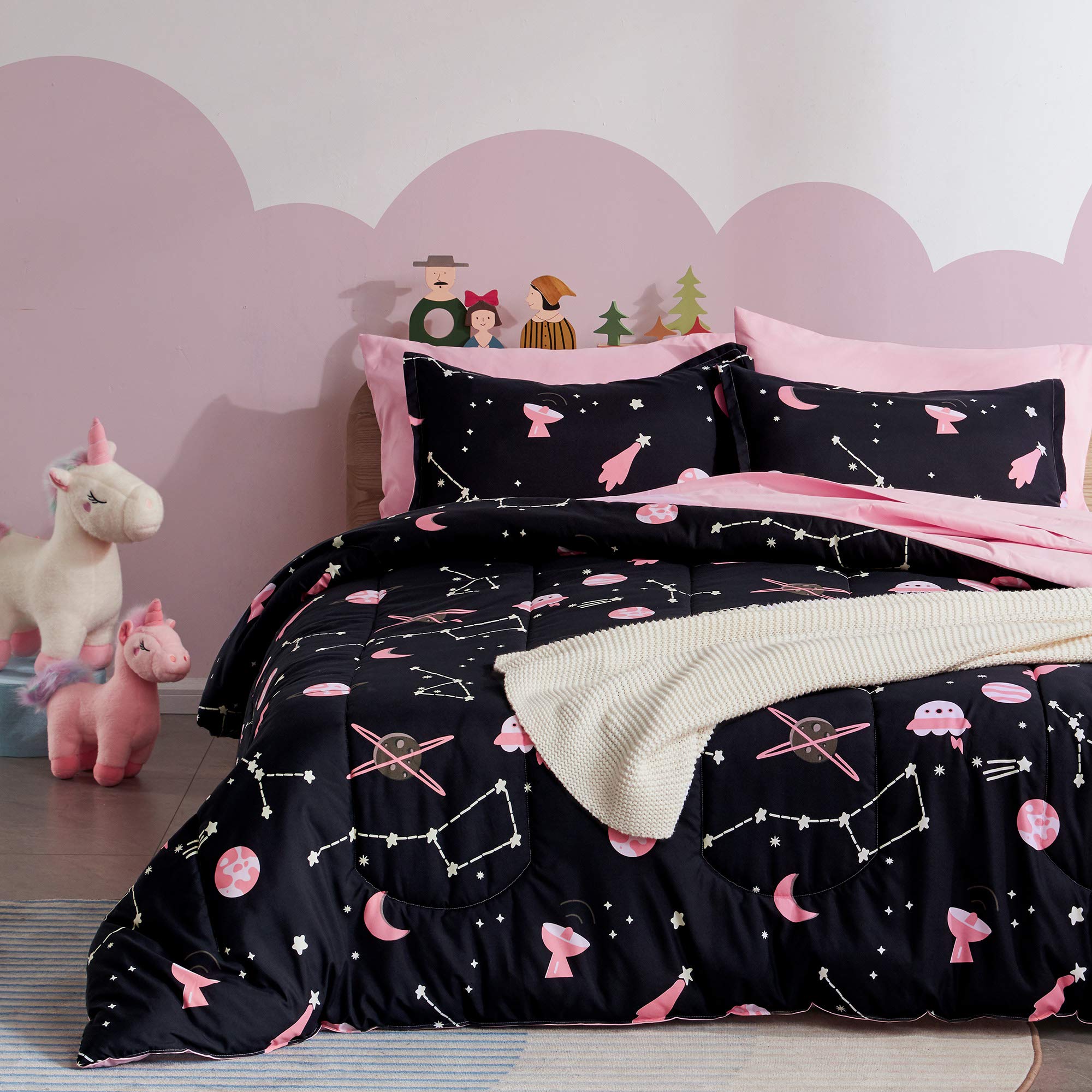 Foto 3 | Juego De Ropa De Cama Sleep Zone Kids Twin Con Edredón, Sábana Y Almohada - Venta Internacional.