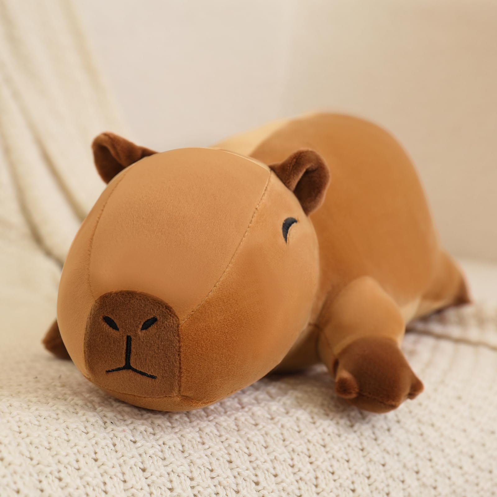 Foto 8 pulgar | Capibara De Peluche Sqeqe Con Peso De 60 Cm Y 1,4 Kg Para La Ansiedad - Venta Internacional.