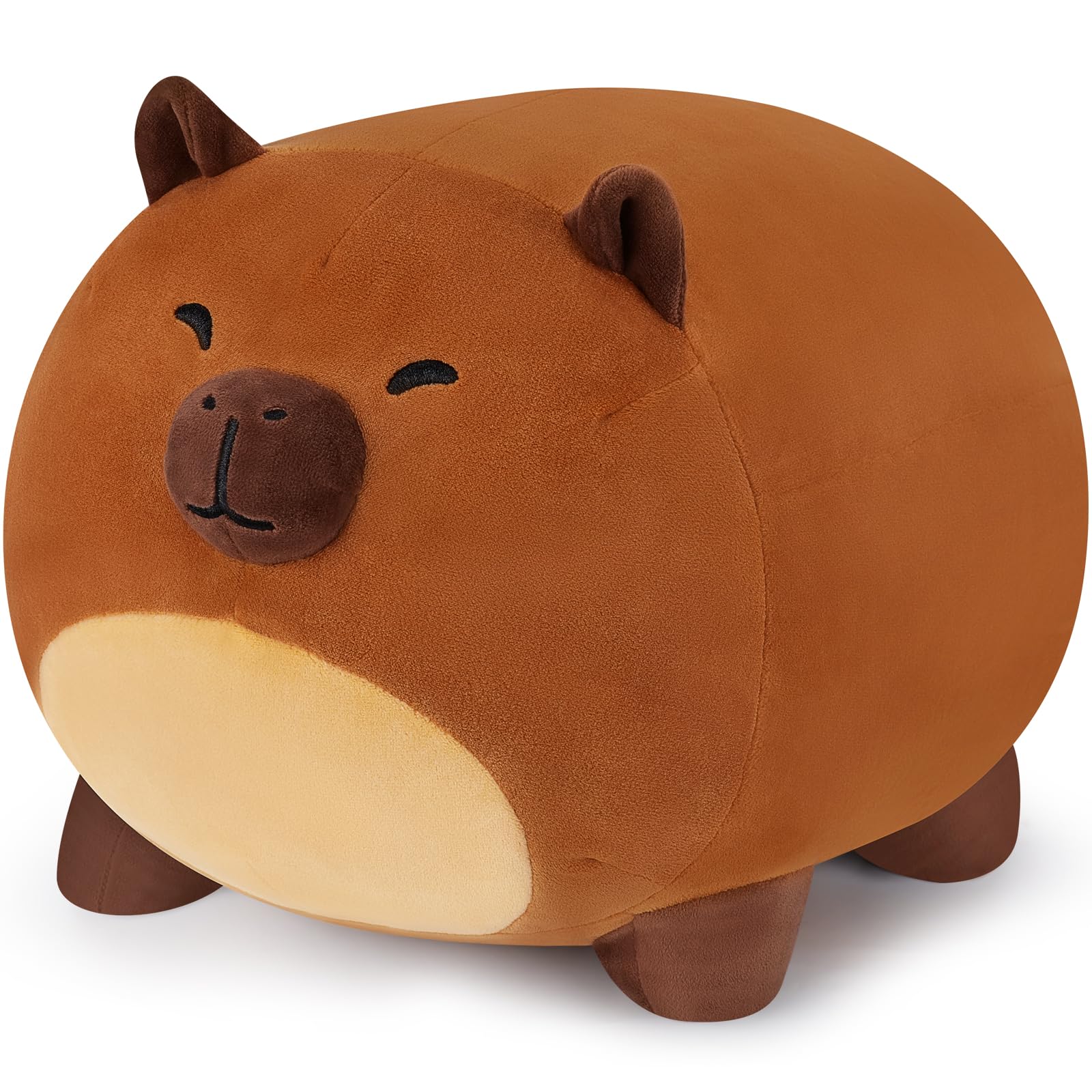 Almohada De Felpa Capybara Auspicious Beginning 40 Cm Para Niños - Venta Internacional.