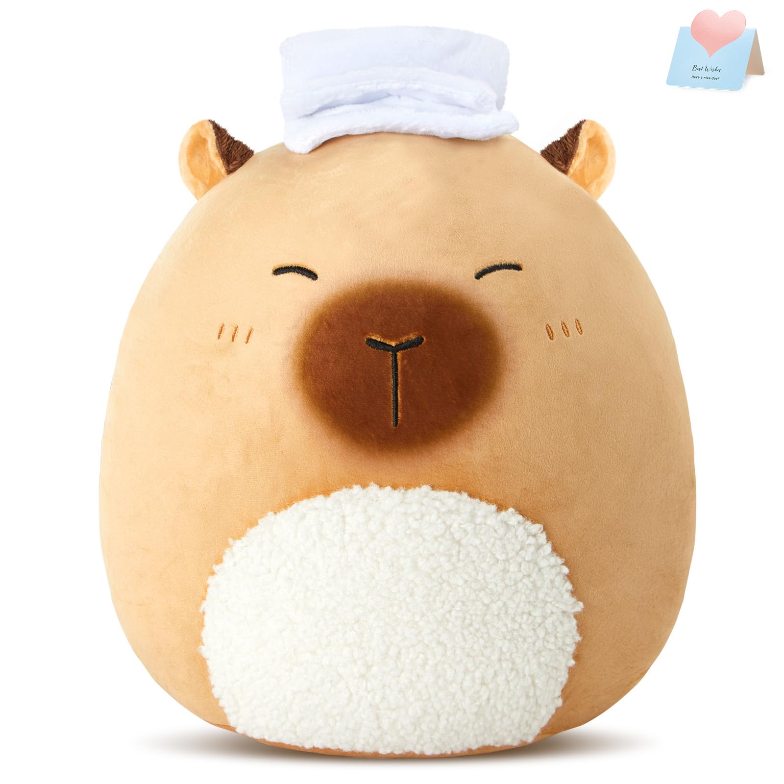 Foto 2 pulgar | Almohada De Peluche Bstaofy Con Bonito Carpincho De 35 Cm - Venta Internacional.