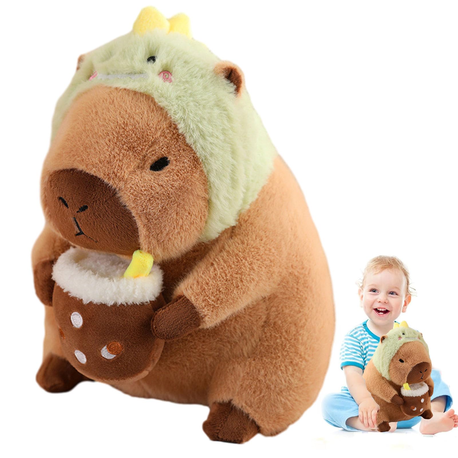 Almohada De Peluche Milegi Capybara De 30 Cm Con Forma De Animal De Peluche - Venta Internacional.