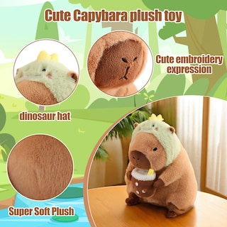 Foto 6 | Almohada De Peluche Milegi Capybara De 30 Cm Con Forma De Animal De Peluche - Venta Internacional.
