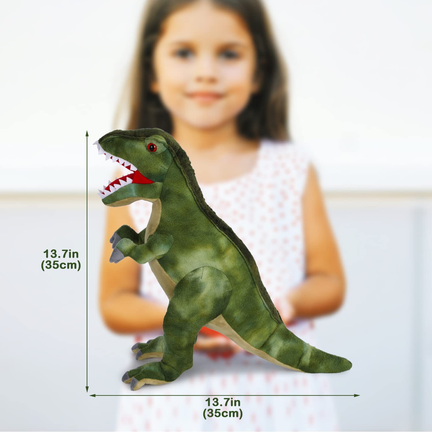 Foto 7 | Peluche De Peluche Tyrannosaurus Rex De 45 Cm Auluda - Venta Internacional.