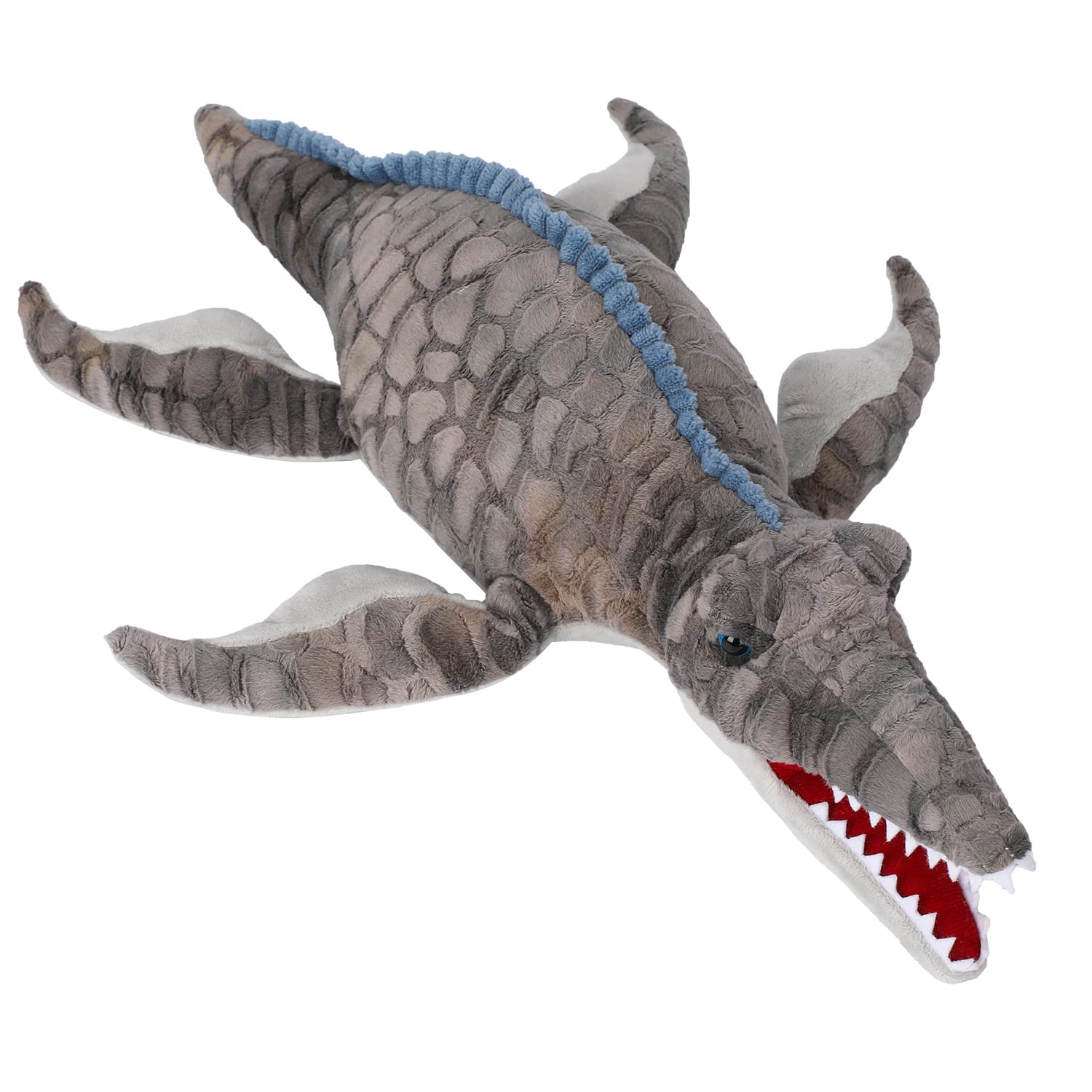 Foto 2 pulgar | Juguete De Peluche Mosasaurus Dinosaur Auluda, Gris, 45 Cm/18 Pulgadas - Venta Internacional.