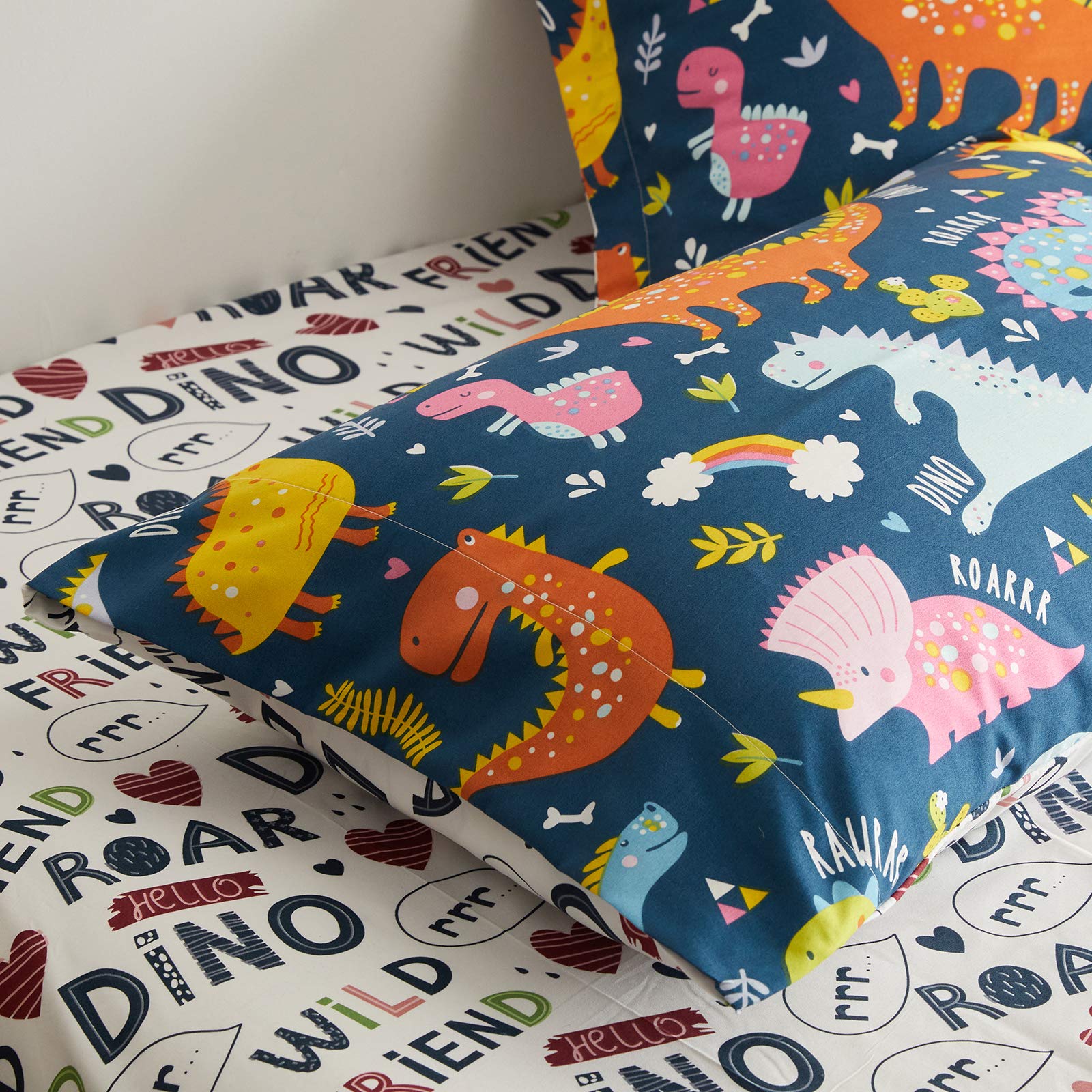 Foto 6 pulgar | Cama En Una Bolsa Joyreap Con Diseño De Dinosaurio Colorido Tamaño Queen, 7 Unidades - Venta Internacional.