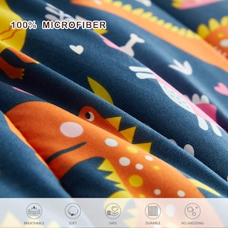 Foto 7 | Cama En Una Bolsa Joyreap Con Diseño De Dinosaurio Colorido Tamaño Queen, 7 Unidades - Venta Internacional.