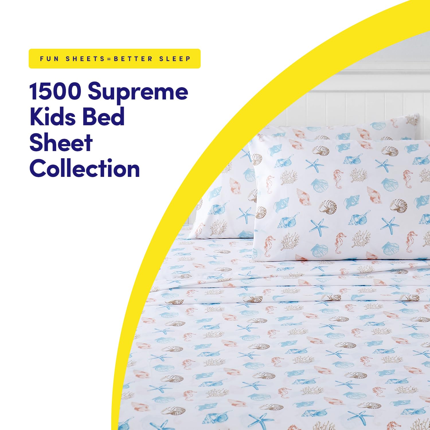 Foto 2 | Juego De Sábanas Sweet Home Collection 1500 Supreme Kids Twin X - Venta Internacional.