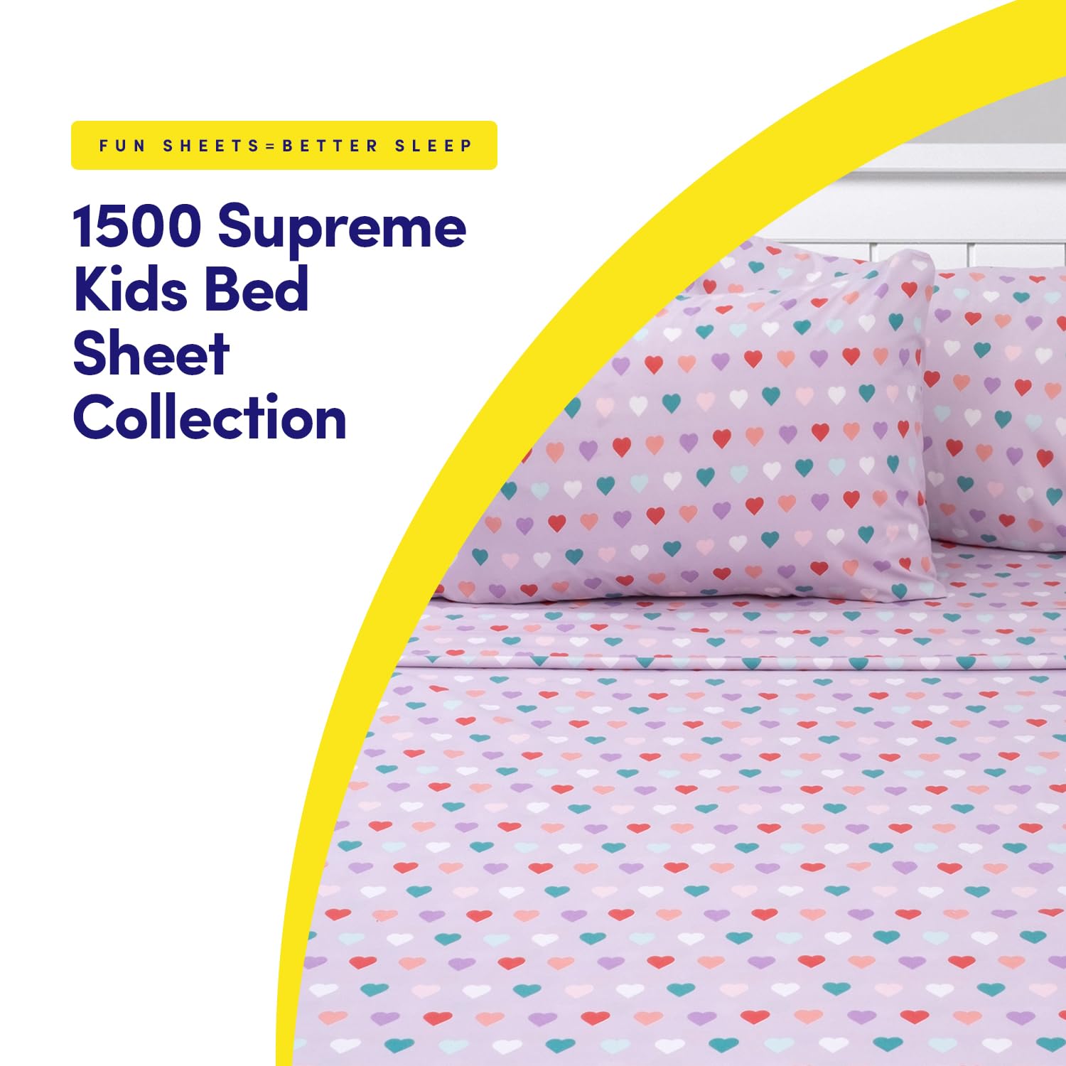 Foto 2 | Juego De Sábanas Sweet Home Collection 1500 Supreme Kids Twin - Venta Internacional.