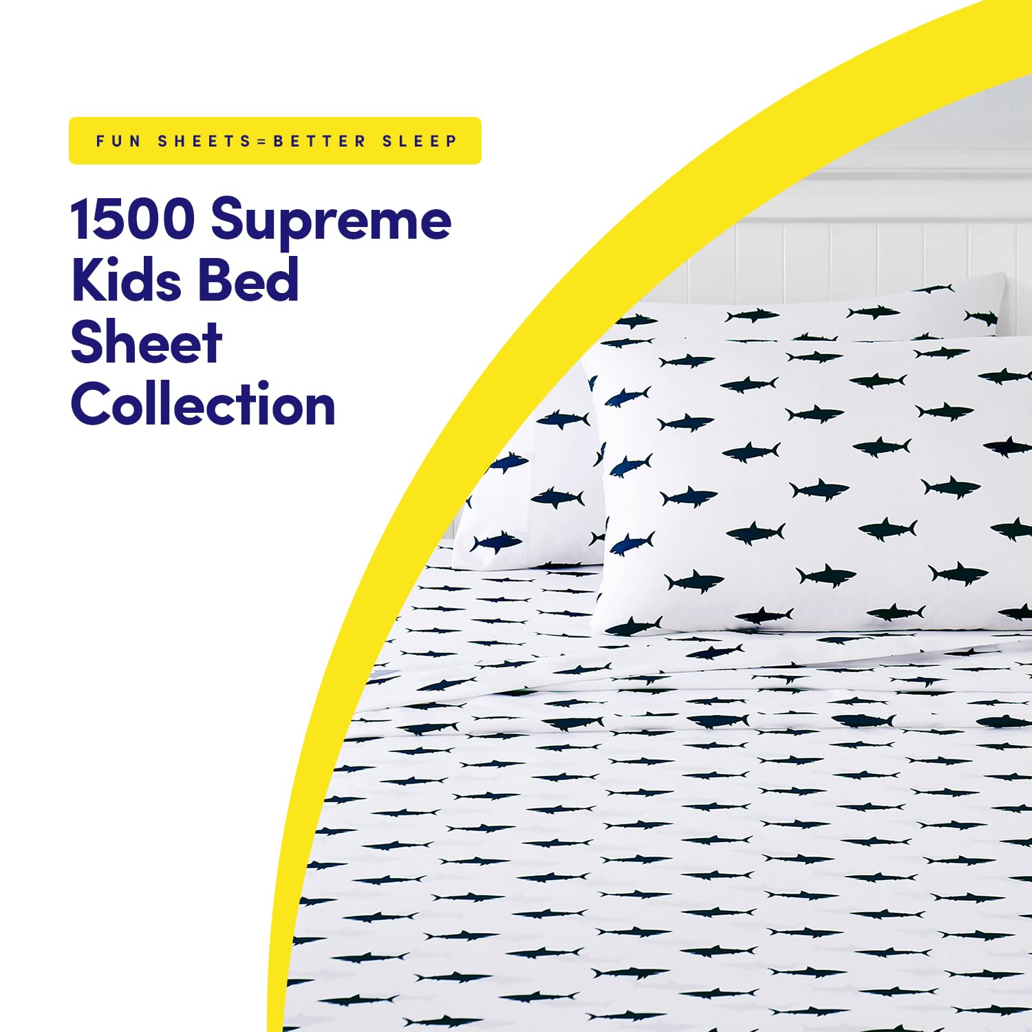 Foto 2 | Juego De Sábanas Sweet Home Collection 1500 Supreme Kids Twin - Venta Internacional.