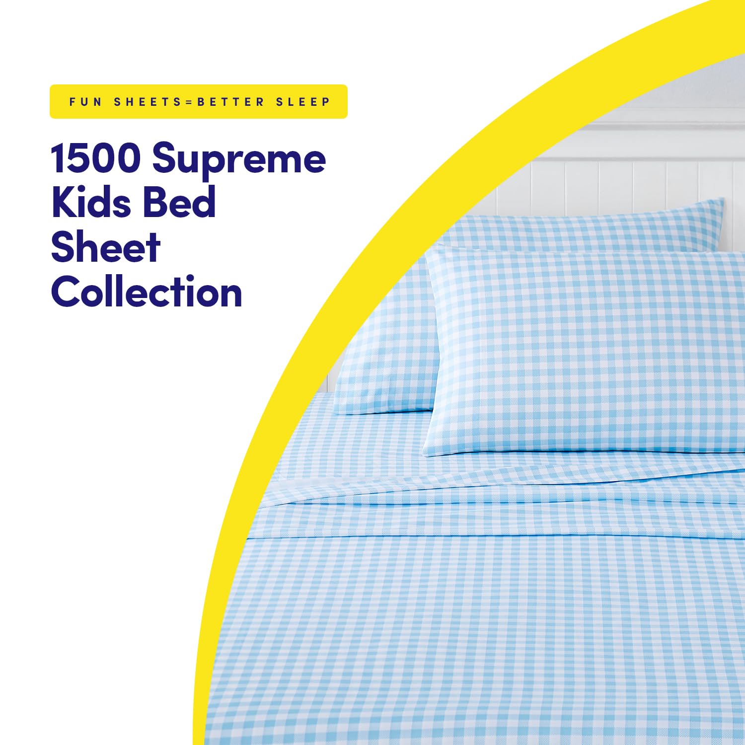 Foto 2 | Juego De Sábanas Sweet Home Collection 1500 Supreme Kids Full - Venta Internacional.