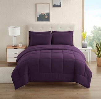 Foto 1 | Juego De Ropa De Cama Sweet Home Collection Dorm Room Twin Xl Púrpura - Venta Internacional.