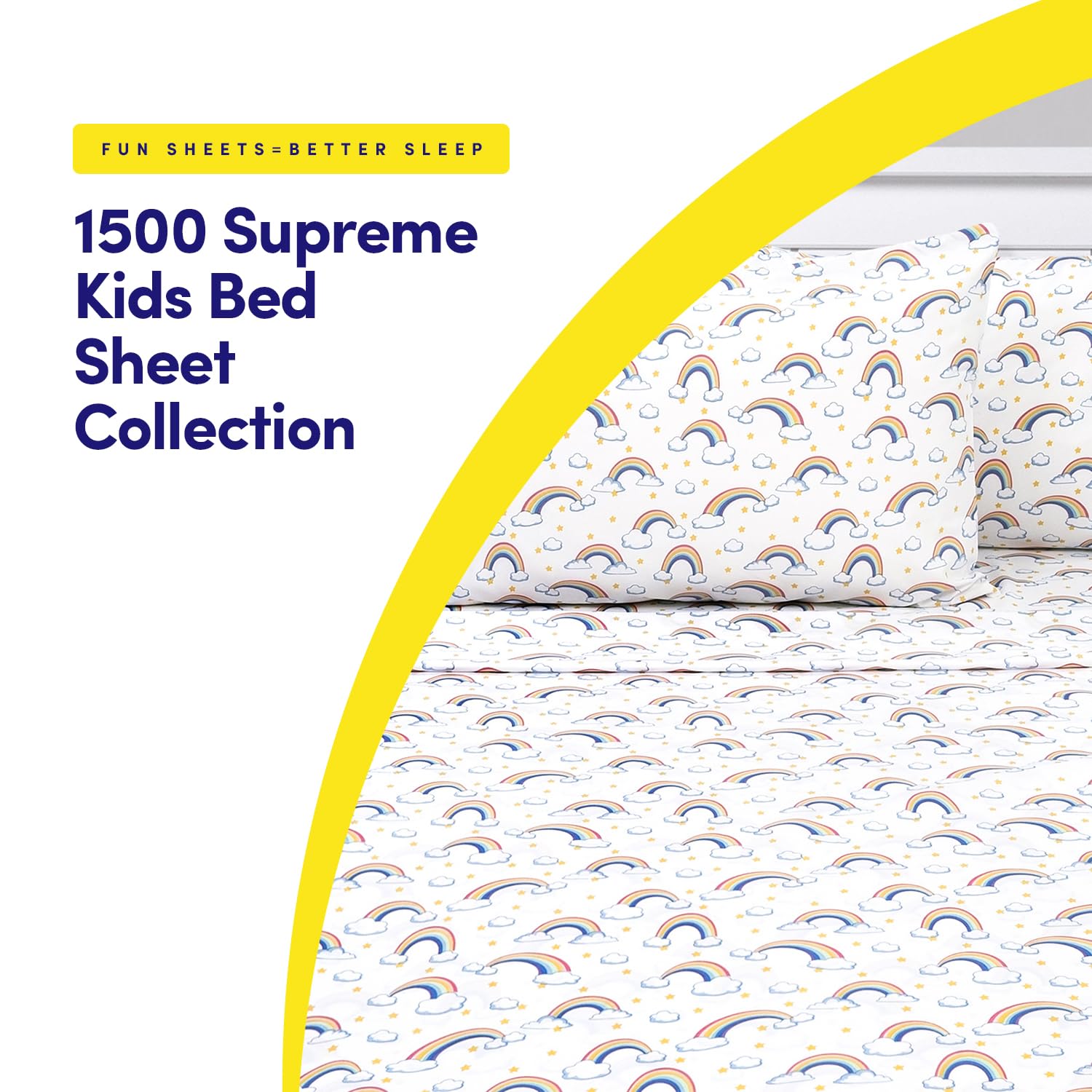 Foto 2 | Juego De Sábanas Sweet Home Collection 1500 Supreme Kids - Venta Internacional.