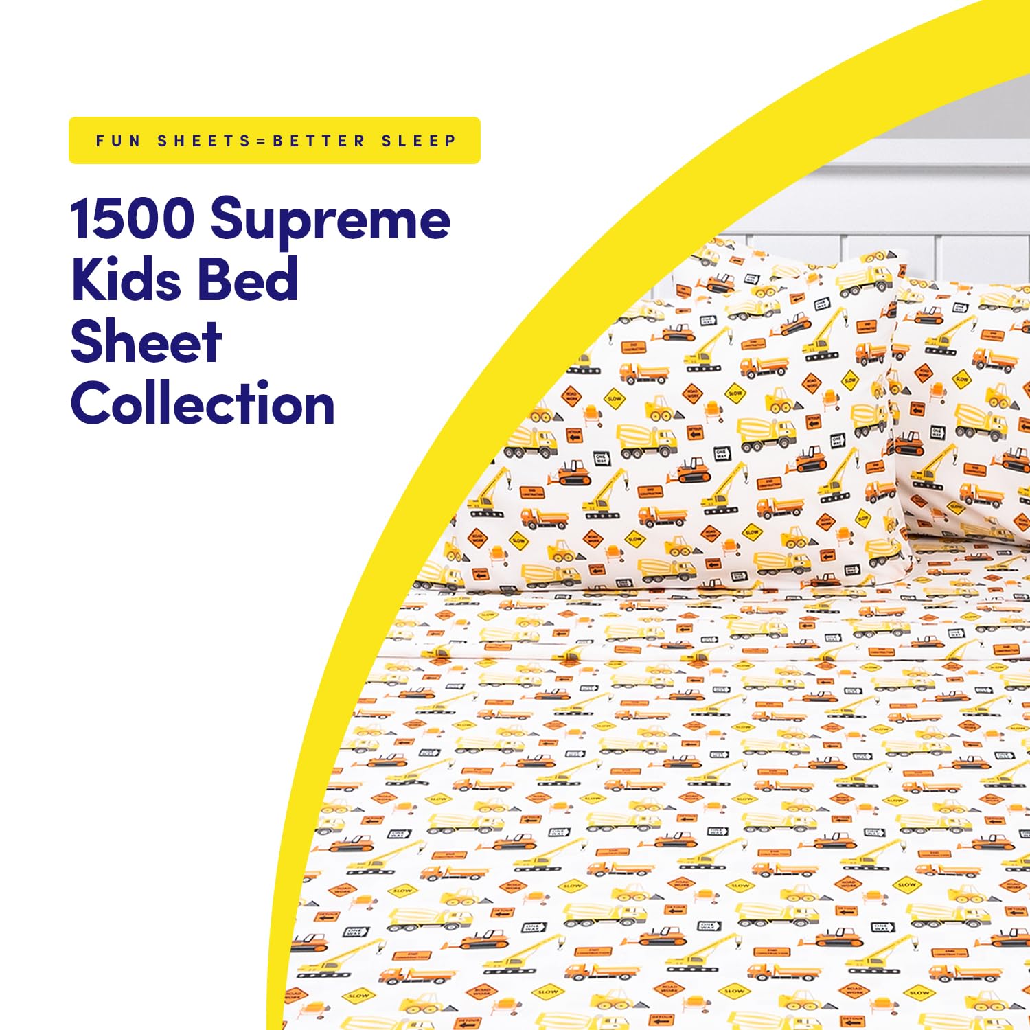 Foto 3 pulgar | Juego De Sábanas Sweet Home Collection 1500 Supreme Kids - Venta Internacional.