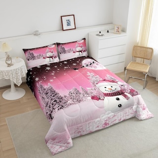 Foto 5 | Set de Edredón Feelyou Kids Merry Christmas Snowman - Venta Internacional