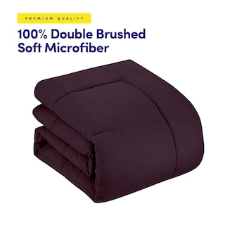 Foto 4 | Juego De Ropa De Cama Sweet Home Collection Para Dormitorio Con 2 Camas, Color Morado - Venta Internacional.
