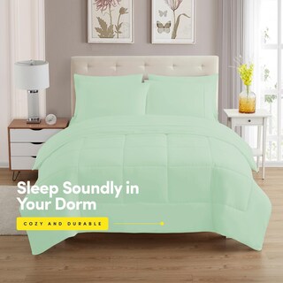 Foto 2 | Juego De Ropa De Cama Sweet Home Collection, Tamaño Completo, 7 Piezas, Color Menta - Venta Internacional.