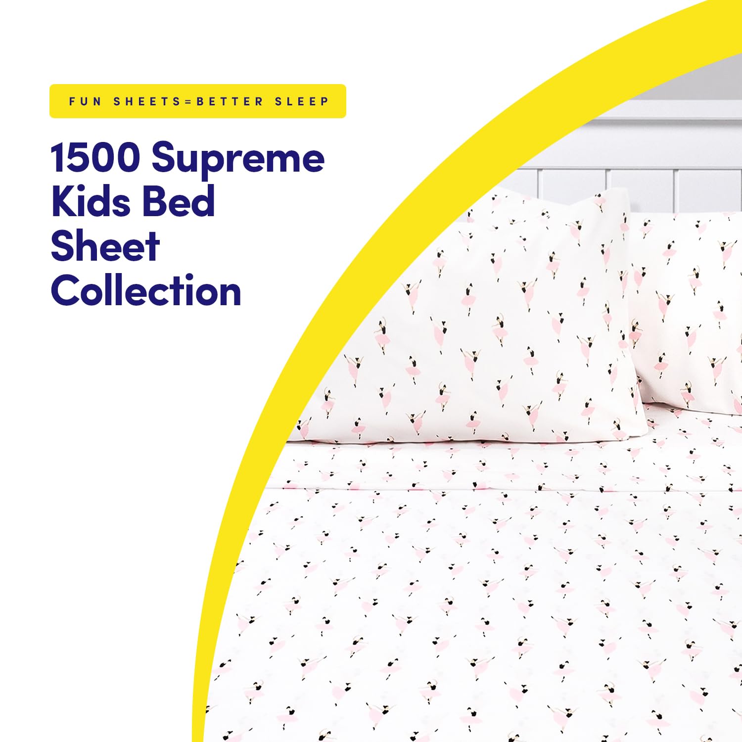 Foto 3 pulgar | Juego De Sábanas Sweet Home Collection 1500 Supreme Kids Full - Venta Internacional.