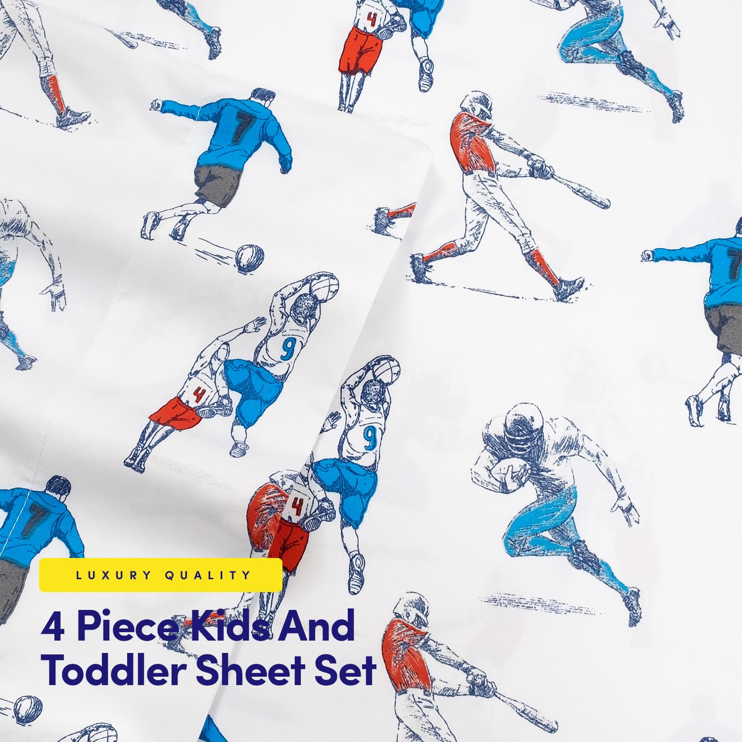 Foto 4 pulgar | Juego De Sábanas Sweet Home Collection 1500 Supreme Kids Full - Venta Internacional.