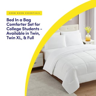 Foto 5 | Juego De Ropa De Cama Sweet Home Collection Twin Xl, Color Blanco, 5 Piezas - Venta Internacional.