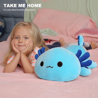 Foto 6 | Peluche Onsoyours Cute Axolotl Azul De 48 Cm Para Niños Y Adultos - Venta Internacional.