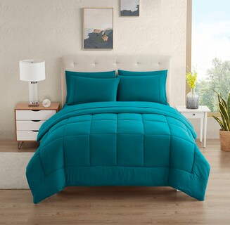 Foto 1 | Juego De Ropa De Cama Sweet Home Collection, Tamaño Completo, Color Verde Azulado, 7 Piezas - Venta Internacional.