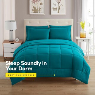 Foto 2 | Juego De Ropa De Cama Sweet Home Collection, Tamaño Completo, Color Verde Azulado, 7 Piezas - Venta Internacional.