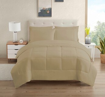 Foto 1 | Juego De Ropa De Cama Sweet Home Collection, Tamaño Completo, Color Topo, 7 Piezas - Venta Internacional.