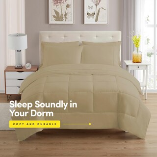 Foto 2 | Juego De Ropa De Cama Sweet Home Collection, Tamaño Completo, Color Topo, 7 Piezas - Venta Internacional.