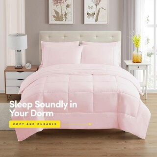 Foto 2 | Juego De Ropa De Cama Sweet Home Collection, Tamaño Completo, Color Rosa Pálido - Venta Internacional.