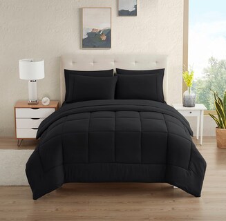 Foto 1 | Juego De Ropa De Cama Sweet Home Collection, Tamaño Doble, 5 Piezas, Negro - Venta Internacional.