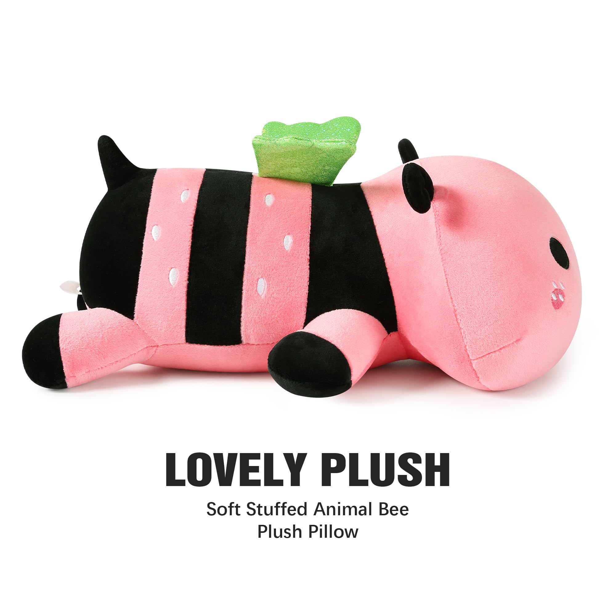 Foto 6 pulgar | Plushie Onsoyours Cute Bee Strawberry Bee 33 Cm Para Niños - Venta Internacional.