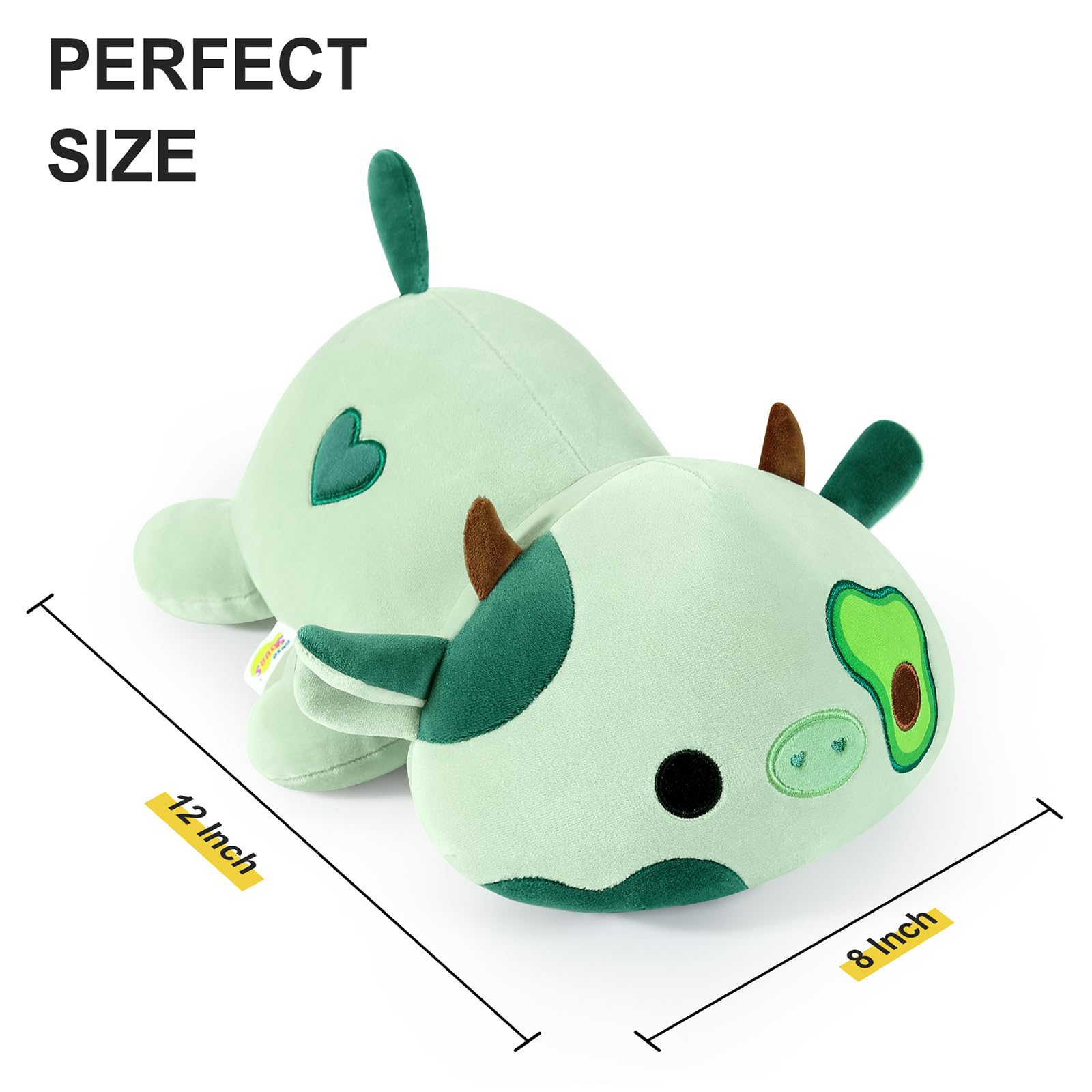Foto 5 pulgar | Peluche Onsoyours Avocado Cow Love 30 Cm Para Niños - Venta Internacional.