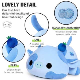 Foto 3 | Almohada De Peluche Onsoyours, Bonita Vaca Y Arándano Para Niños, 30 Cm - Venta Internacional.