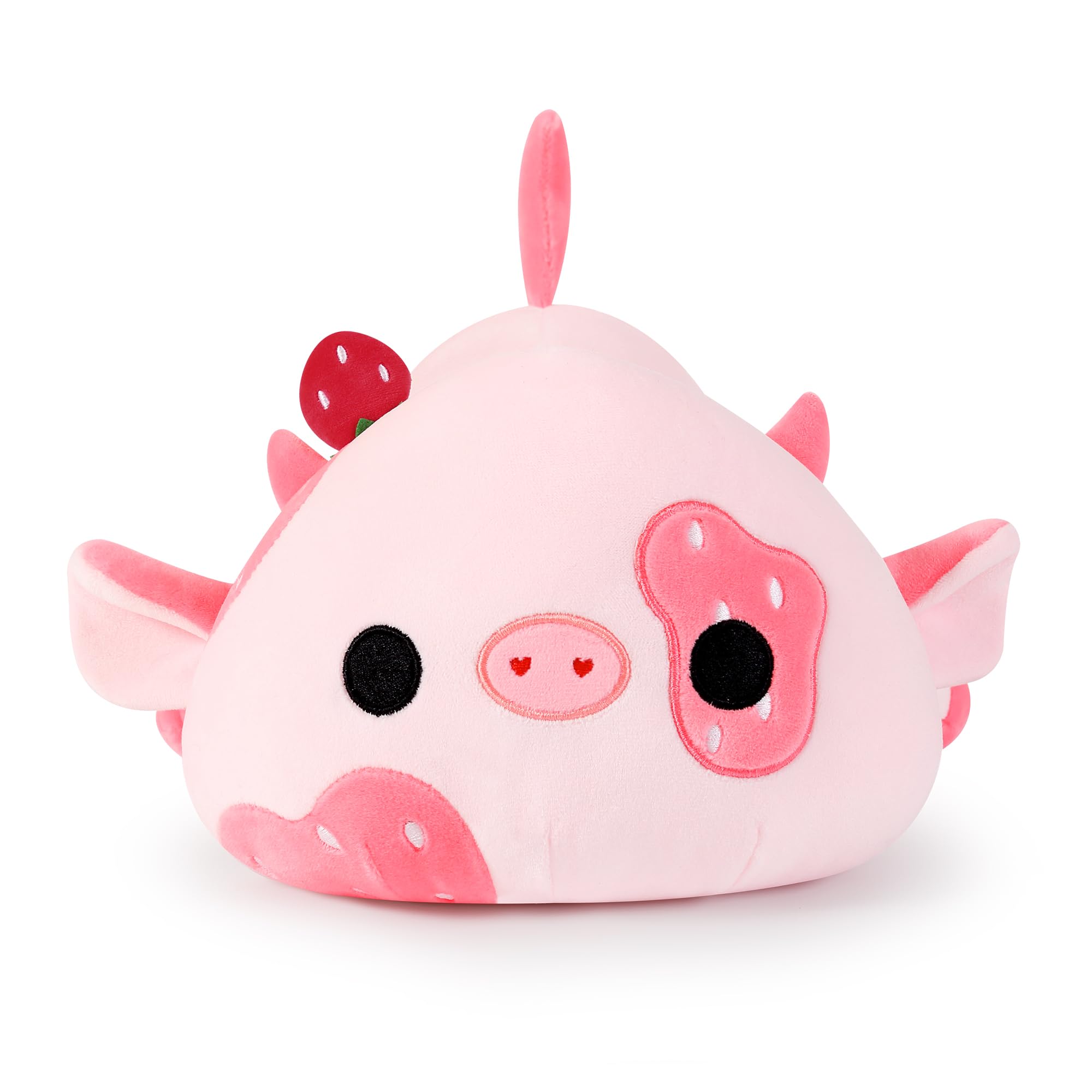 Foto 3 pulgar | Almohada De Peluche Onsoyours Cute Cow Strawberry Love, 30 Cm - Venta Internacional.
