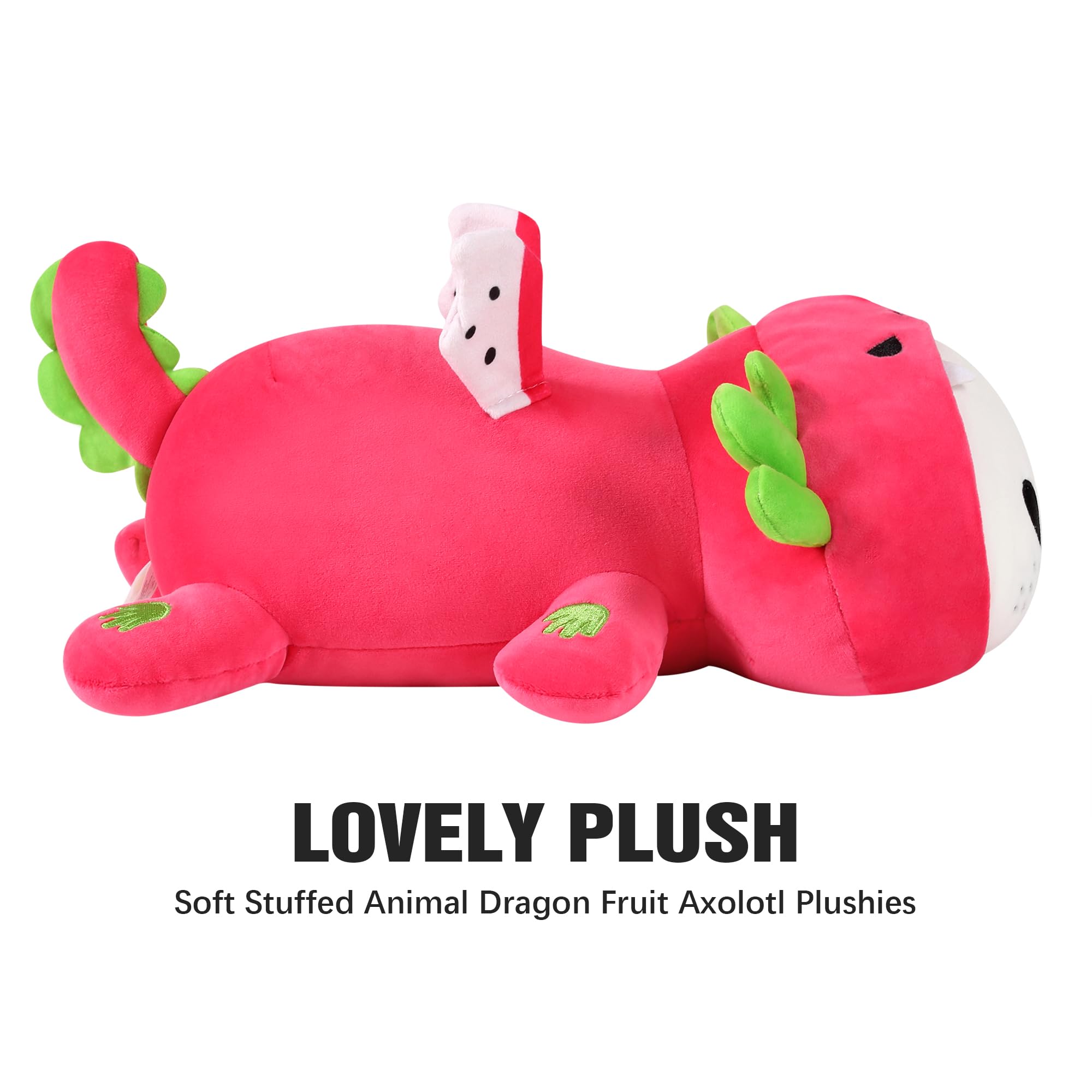 Foto 8 pulgar | Peluche Onsoyours, Bonita Fruta De Dragón Con Forma De Axolotl Para Niños, 13 Cm - Venta Internacional.