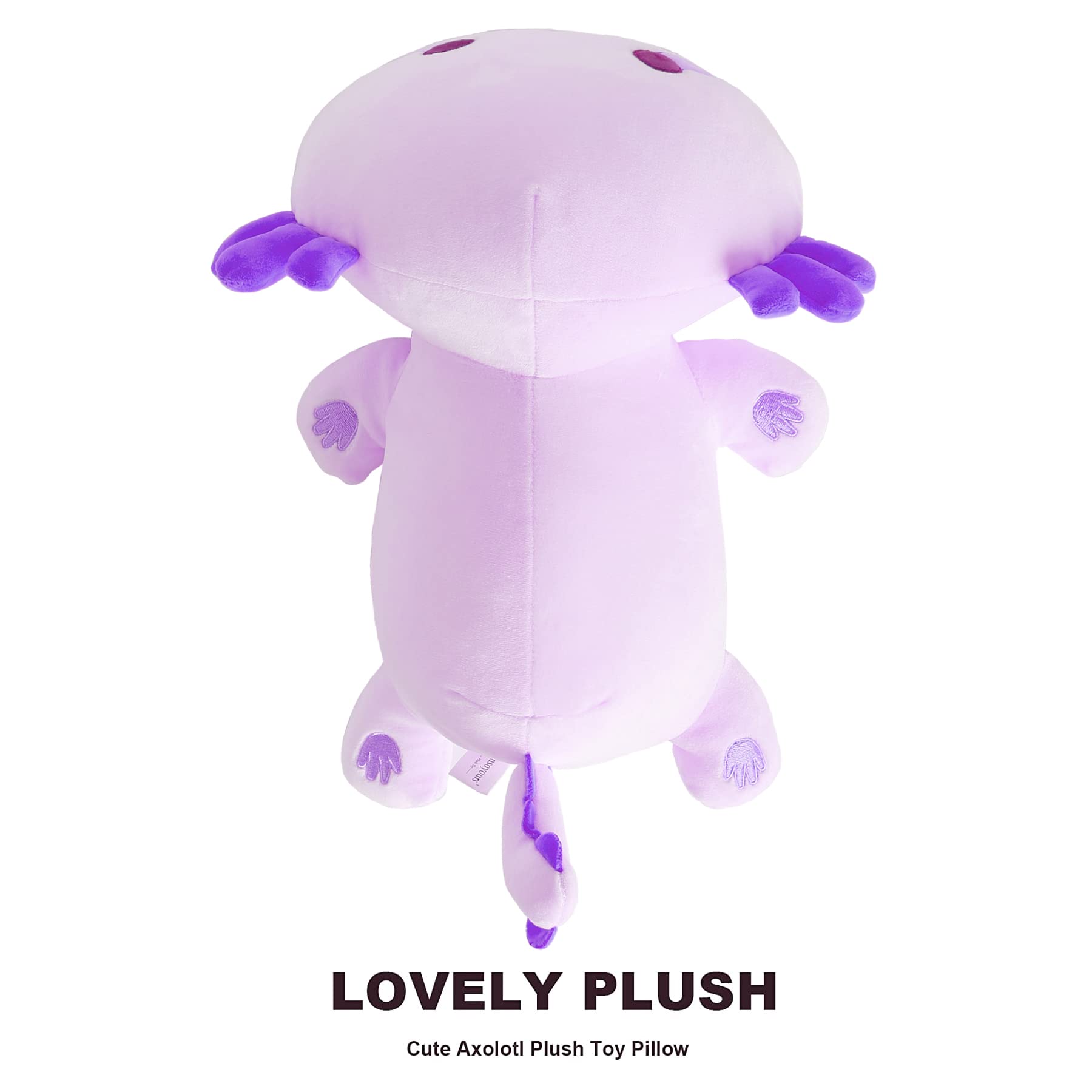 Foto 8 pulgar | Peluche Onsoyours Cute Axolotl Purple 33 Cm Para Niños - Venta Internacional.