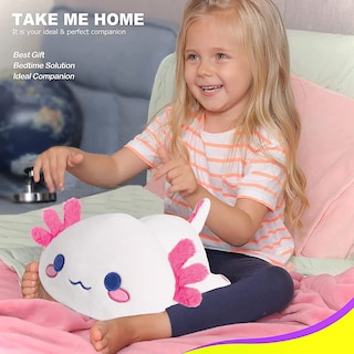 Foto 4 | Peluche Onsoyours, Bonita Salamandra Con Forma De Axolotl Para Niños, 33 Cm - Venta Internacional.