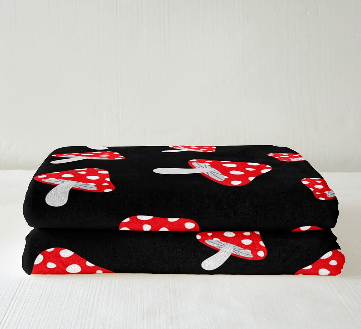 Foto 5 pulgar | Manta Feelyou Cute Mushrooms, Color Rojo, 150 X 200 Cm - Venta Internacional.