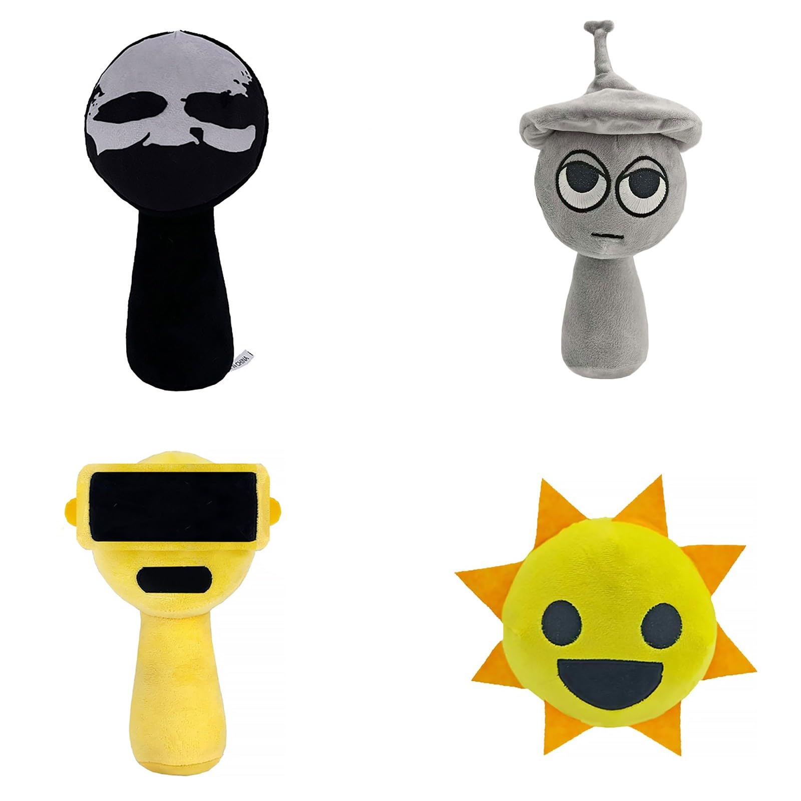 Foto 2 pulgar | Almohada Sprunki De Peluche Para Fanáticos De Los Juegos De Terror (4 Unidades) - Venta Internacional.