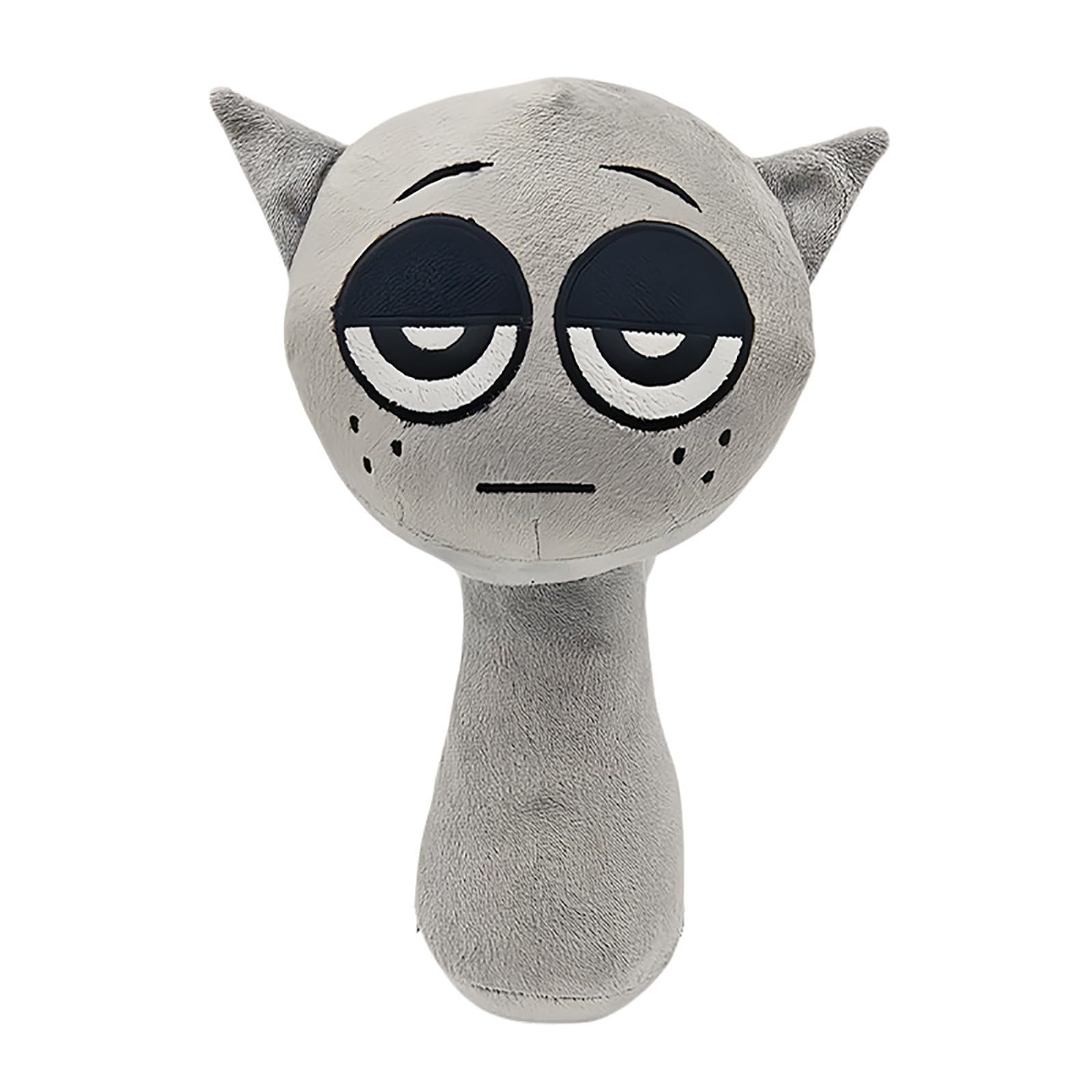 Almohada De Peluche Sprunki Para Fanáticos De Los Juegos De Terror (25 Cm), Color Gris - Venta Internacional.