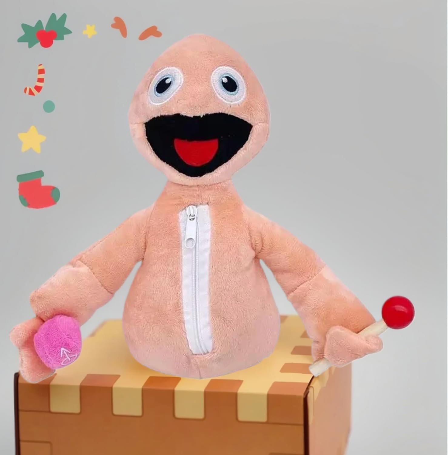 Foto 5 pulgar | Almohada Suave De Peluche Christmas Dolls Yeeps Hide And Seek (3 Unidades) - Venta Internacional.