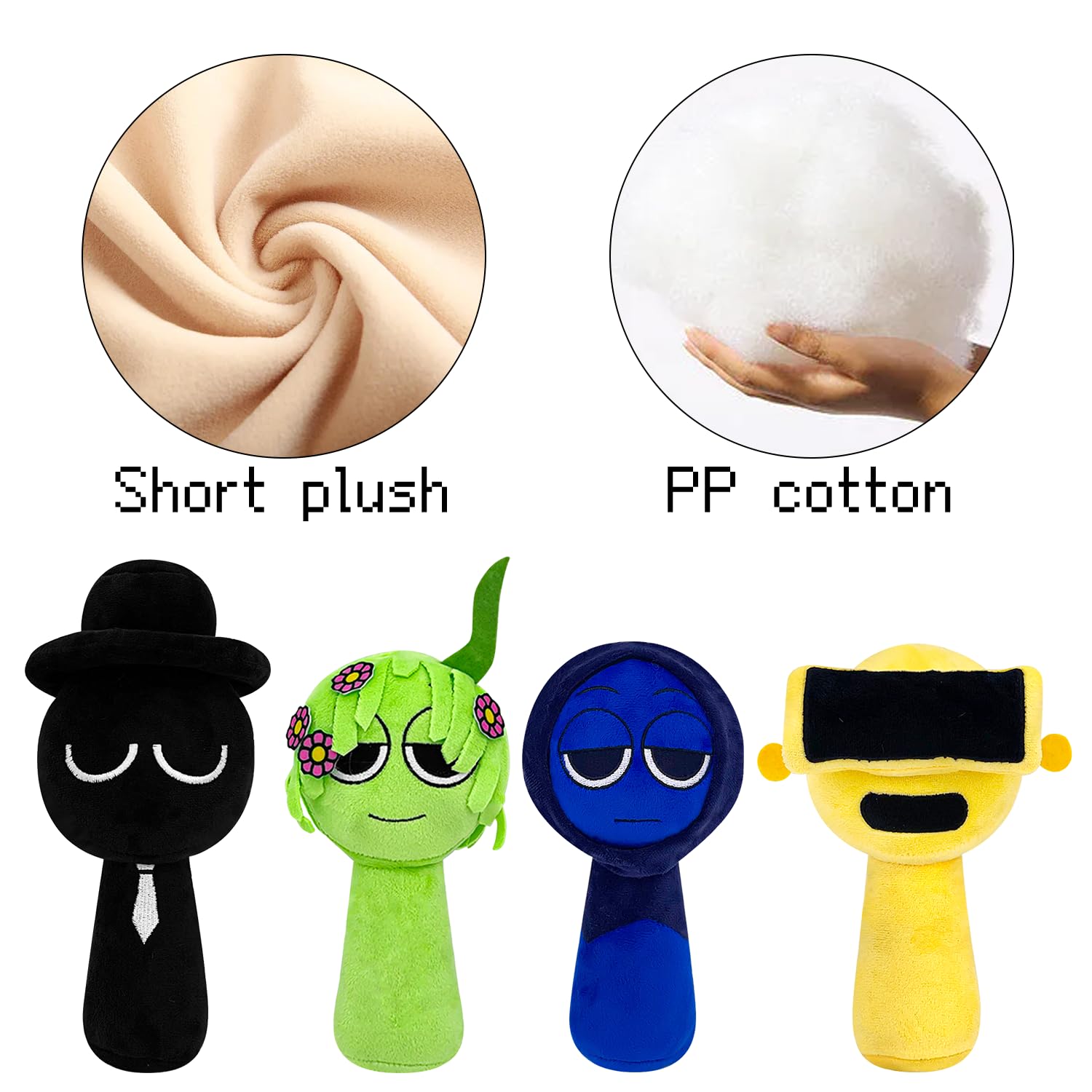 Foto 5 pulgar | Peluche Sprunki Horror Games, 20 Unidades, Para Adultos Y Niños, 20 Cm - Venta Internacional.