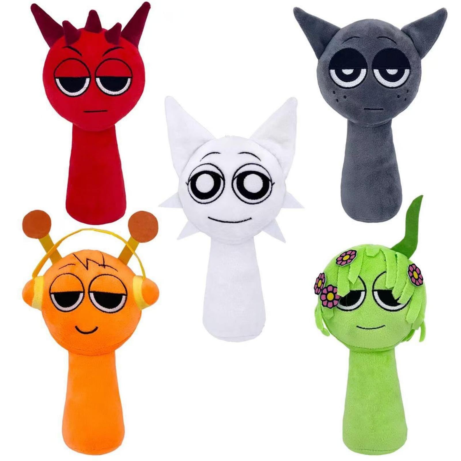 Foto 2 pulgar | Almohada Sprunki De Peluche Para Fanáticos De Los Juegos De Terror (5 Unidades) - Venta Internacional.