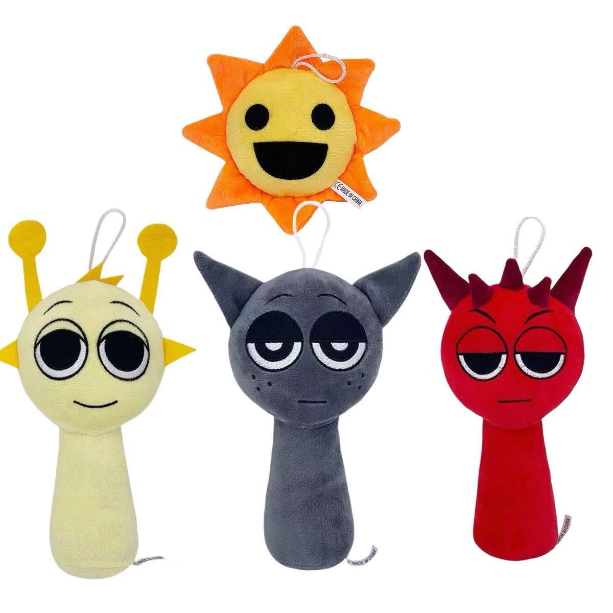 Foto 2 pulgar | Peluche Sprunki Game Wenda Grey De 10 Cm Para Niños Y Adultos - Venta Internacional.