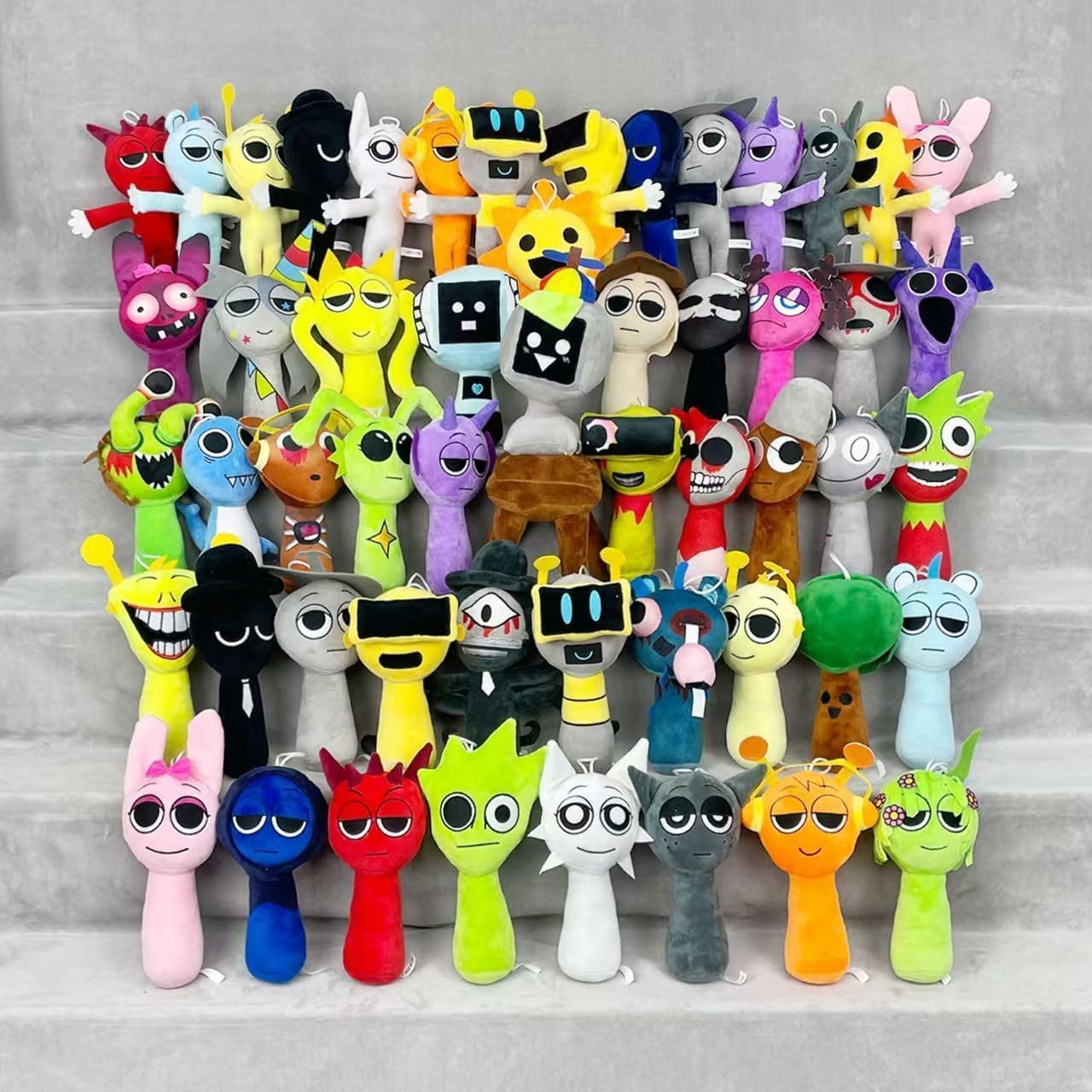 Foto 4 pulgar | Almohada De Peluche Con Forma De Oso Sprunki Para Fanáticos De Los Juegos De Terror - Venta Internacional.