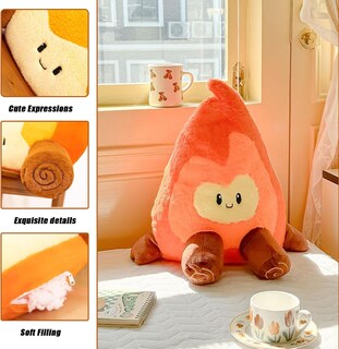 Foto 3 | Almohada Llena De Diversión Con Forma De Llama De Peluche, 16 Pulgadas, Para Niños - Venta Internacional.